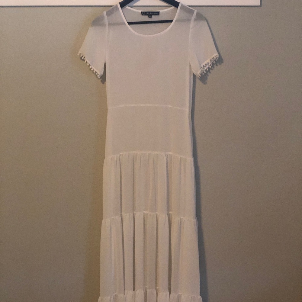 Sheer for love and lemons Mexican wedding dress